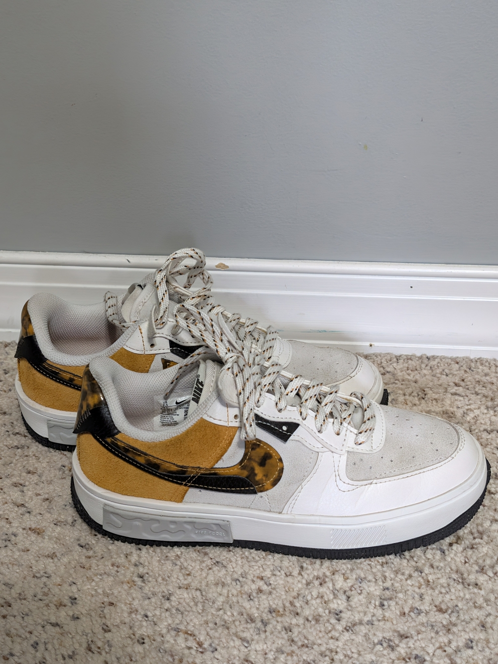 Nike Air Force 1 Low Fontanka Tortoise Shell Women's Size 7.5